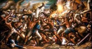 Haitian Revolution depicted by Haitian artist Ulrick Jean-Pierre