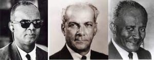 From left: Eric Williams, Norman Manley, Grantley Adams